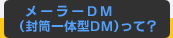 メーラーDM（封筒一体型DM）って？