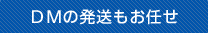 DMの発送もお任せ